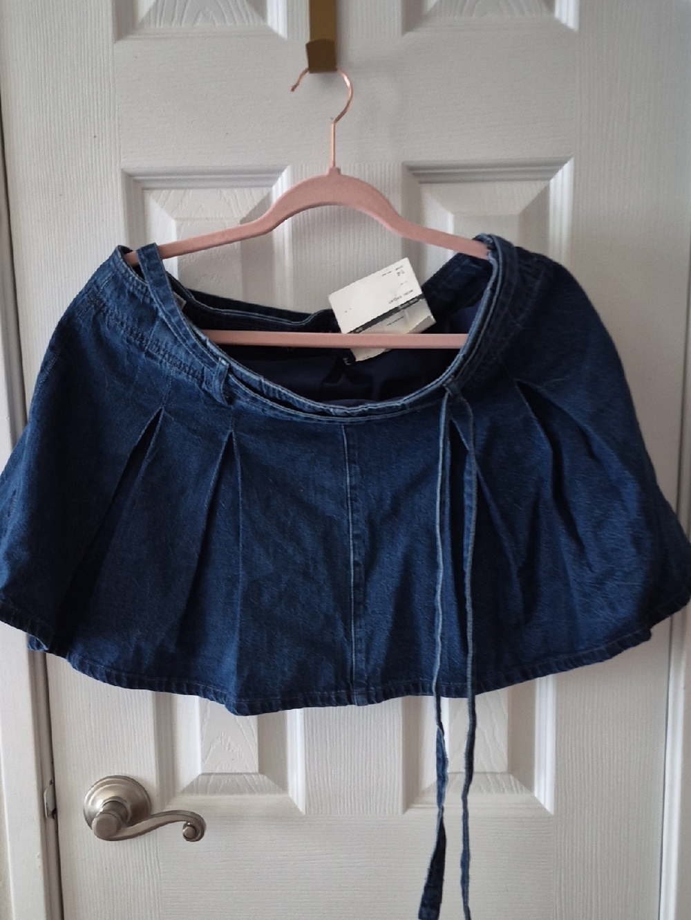 American Eagle Outfitters Dark Blue Denim Mini Skirt
